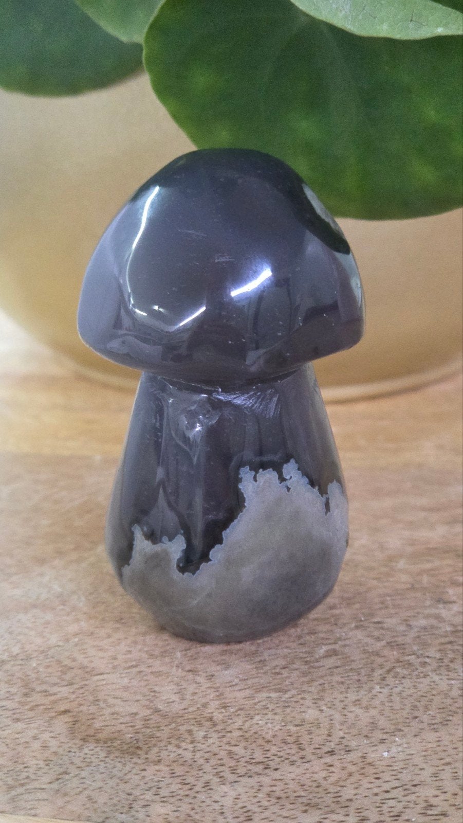 Vulkaan Agaat Paddenstoel - 111 gram, 6,5 cm hoog, Ophalen of Verzenden