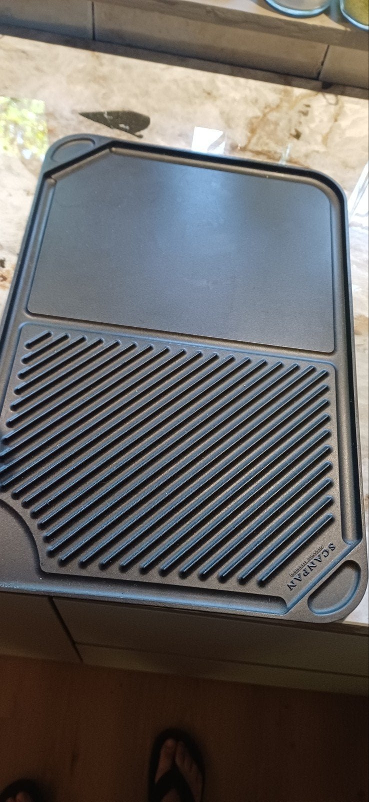 Scanpan grillpaat zgan, Ophalen, Zo goed als nieuw