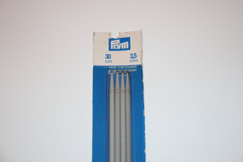 PRYM breinaalden met dubbele punt - 30cm / 3,5mm #3497, Ophalen of Verzenden, Nieuw, Breien, Naald