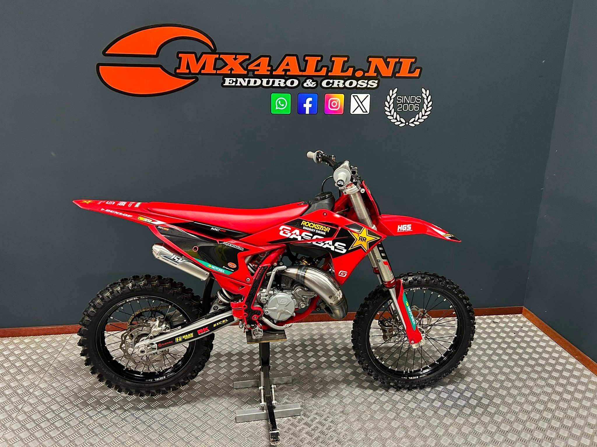 KTM Gas Gas MC 85 2025 19 uur ! WP X-Act Pro ! JSV / HGS / G, 85 cc, Bedrijf, Crossmotor
