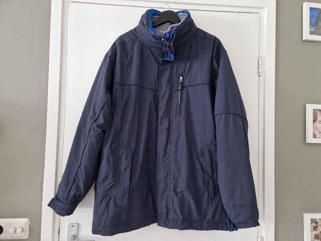 Een 3 in 1 jas van John Cabot, Blauw, Ophalen of Verzenden, John Cabot, Jas of Mantel