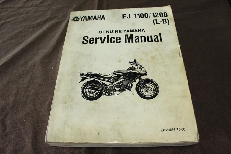 Yamaha FJ1100 FJ1200 L-B 1994 motorcycle service manual, Motoren, Handleidingen en Instructieboekjes, Ophalen of Verzenden, Yamaha