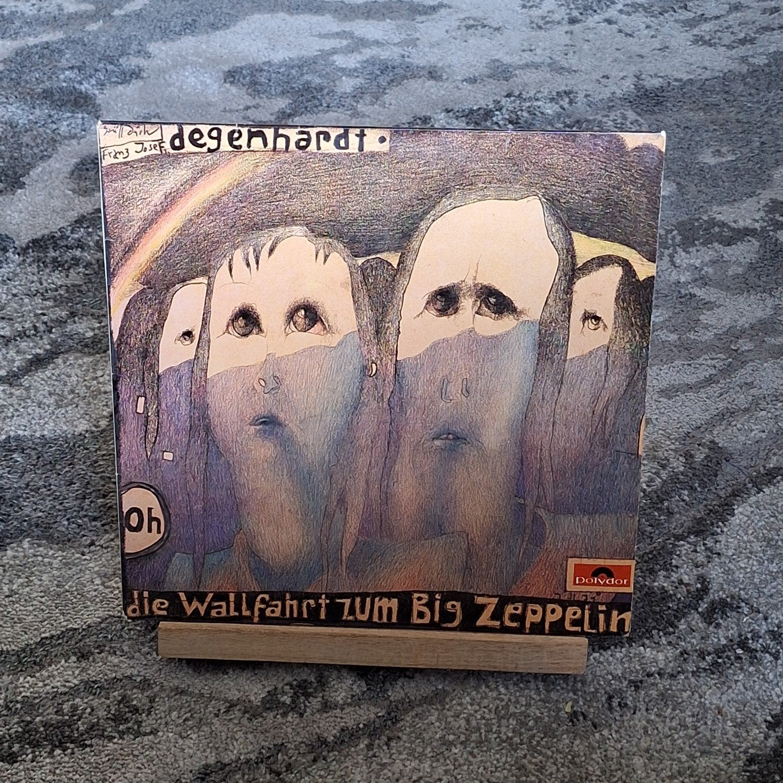 Franz Josef Degenhardt - Die Wallfahrt zum Big Zeppelin LP, Cd's en Dvd's, Vinyl | Pop, LP, Gebruikt, Ophalen of Verzenden, Folk