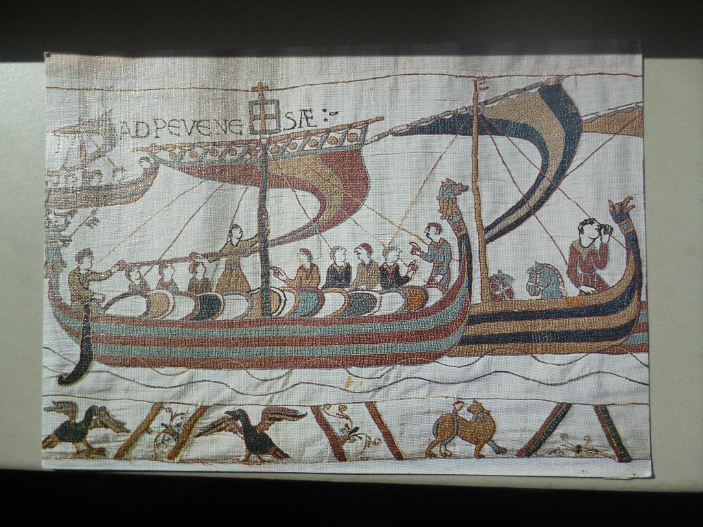 ansichtkaarten Frankrijk Tapisserie de Bayeux, Ophalen of Verzenden, 1980 tot heden, Overige thema's