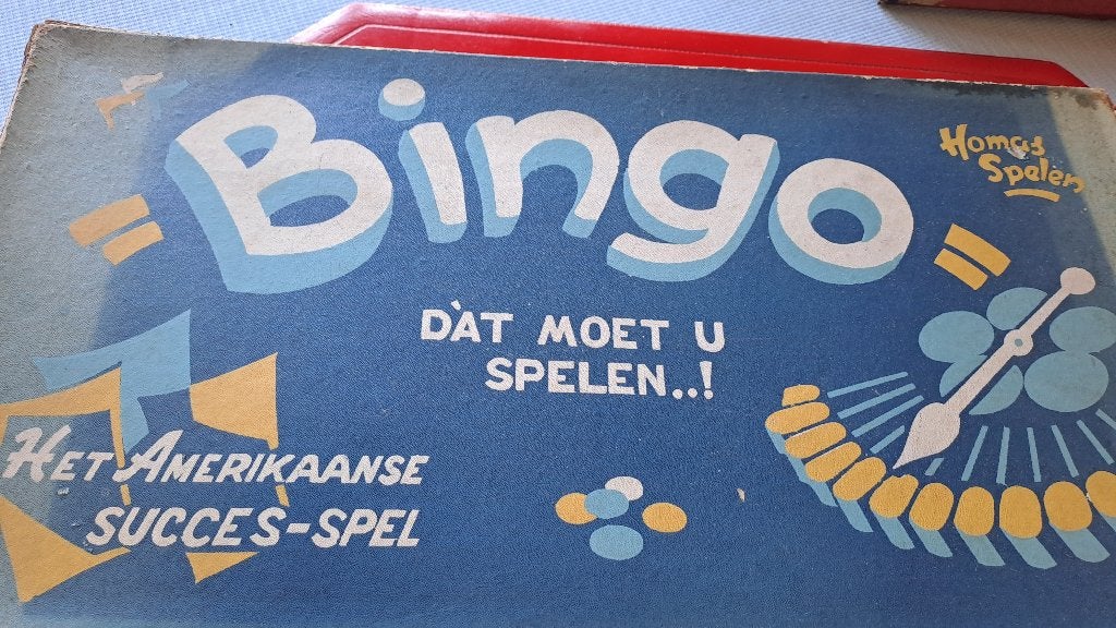 Oud Bingo spel, Vijf spelers of meer, Ophalen of Verzenden, Gebruikt