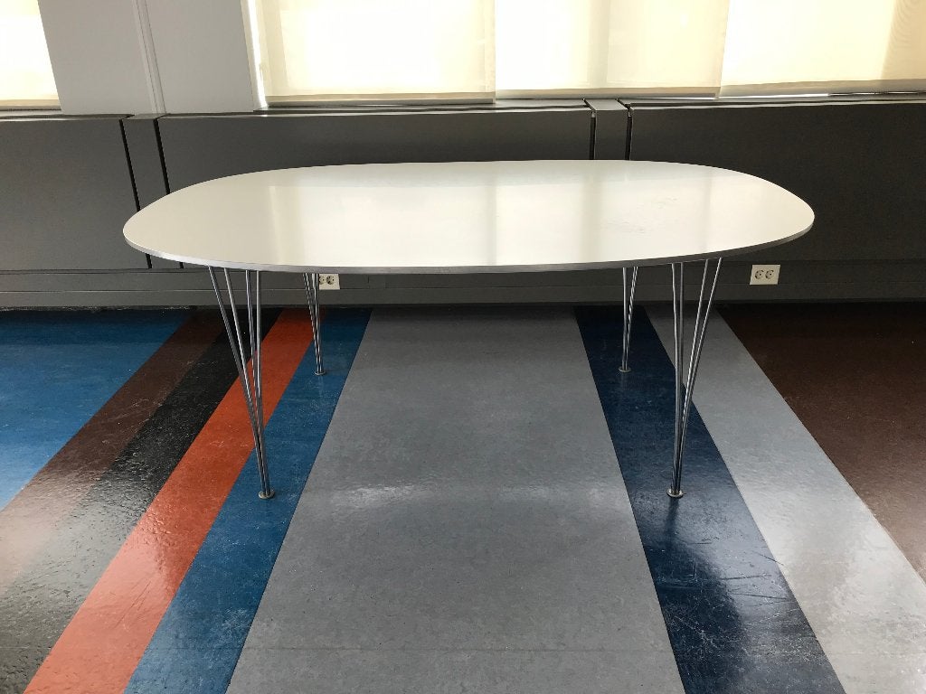 Fritz Hansen Super Elliptical Ellipse tafel bureau 180 cm, Huis en Inrichting, Gebruikt, Ophalen of Verzenden, Nvt, Nvt
