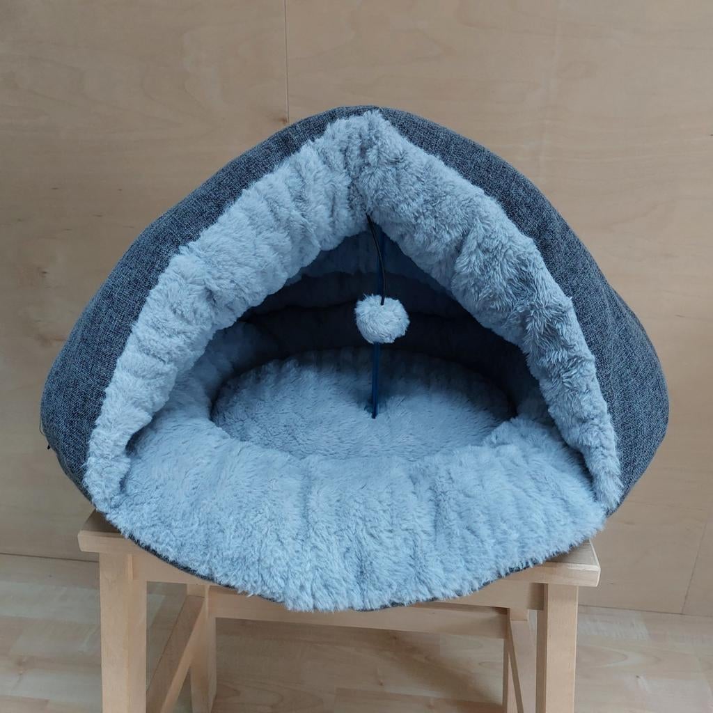 Kattenmand grijs, Ophalen