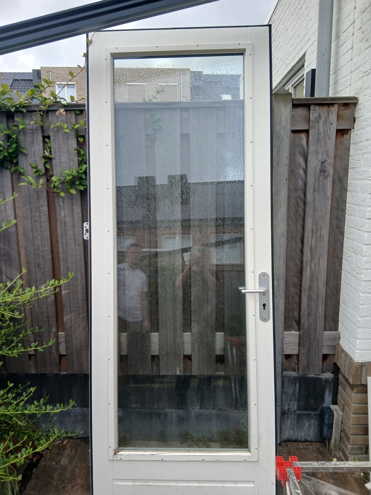 buitendeur, Doe-het-zelf en Verbouw, Deuren en Horren, Gebruikt, 80 tot 100 cm, 215 cm of meer, Ophalen of Verzenden
