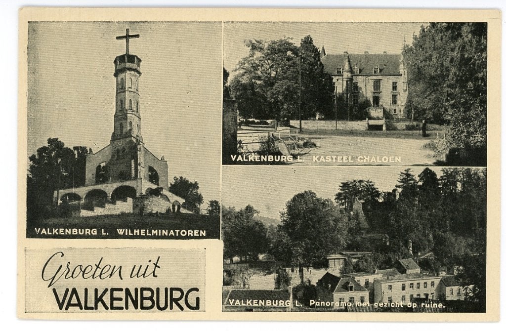 Valkenburg (meerluik), Verzenden, 1940 tot 1960, Gelopen, Limburg