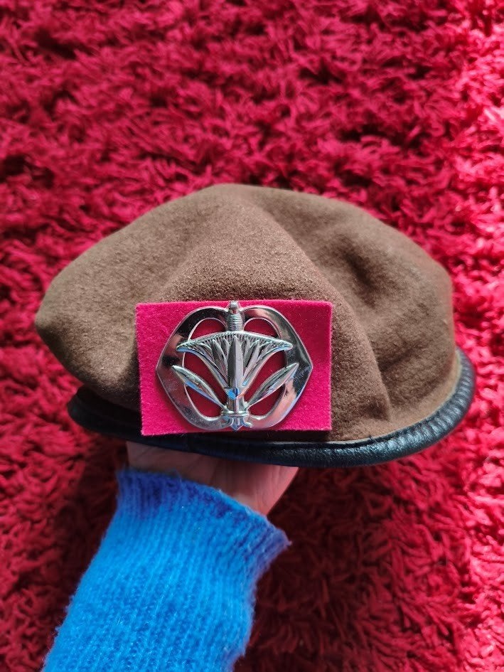 Nederlands leger baret militaire administratie ( 1990 ), Ophalen of Verzenden, Overige soorten, Nederland, Helm of Baret