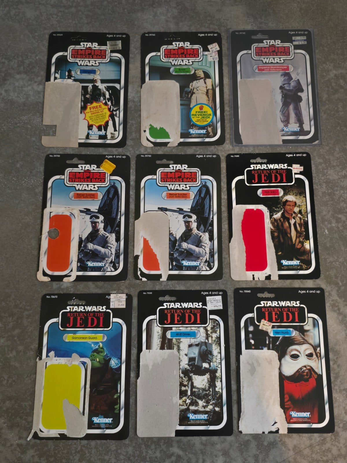 Star Wars Vintage Cardbacks, Verzamelen, Star Wars, Ophalen of Verzenden, Actiefiguurtje
