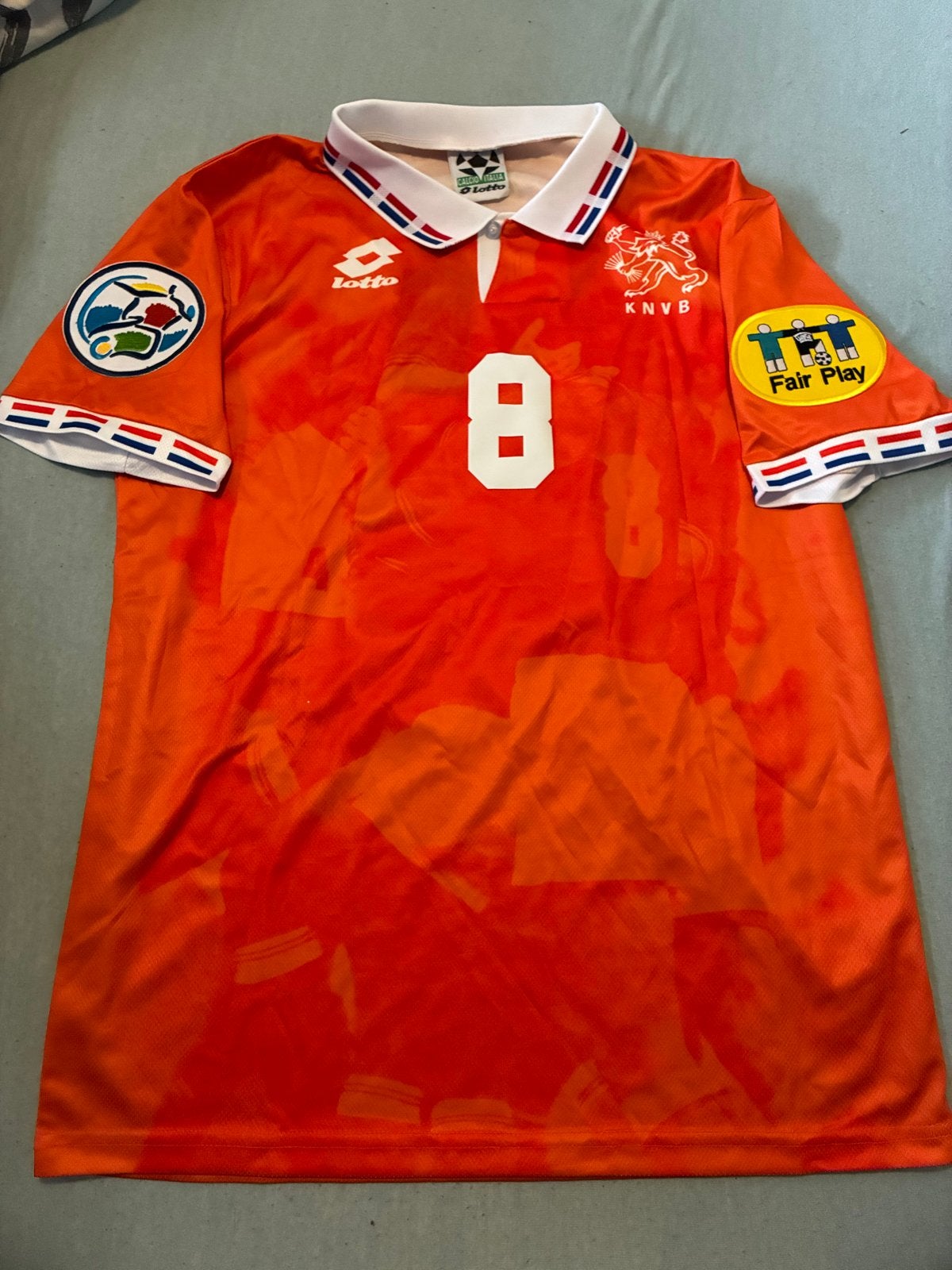 EK1996 Edgar Davids Nederland Thuisshirt - Nieuw met kaartje, Maat M, Ophalen of Verzenden, Nieuw, Shirt