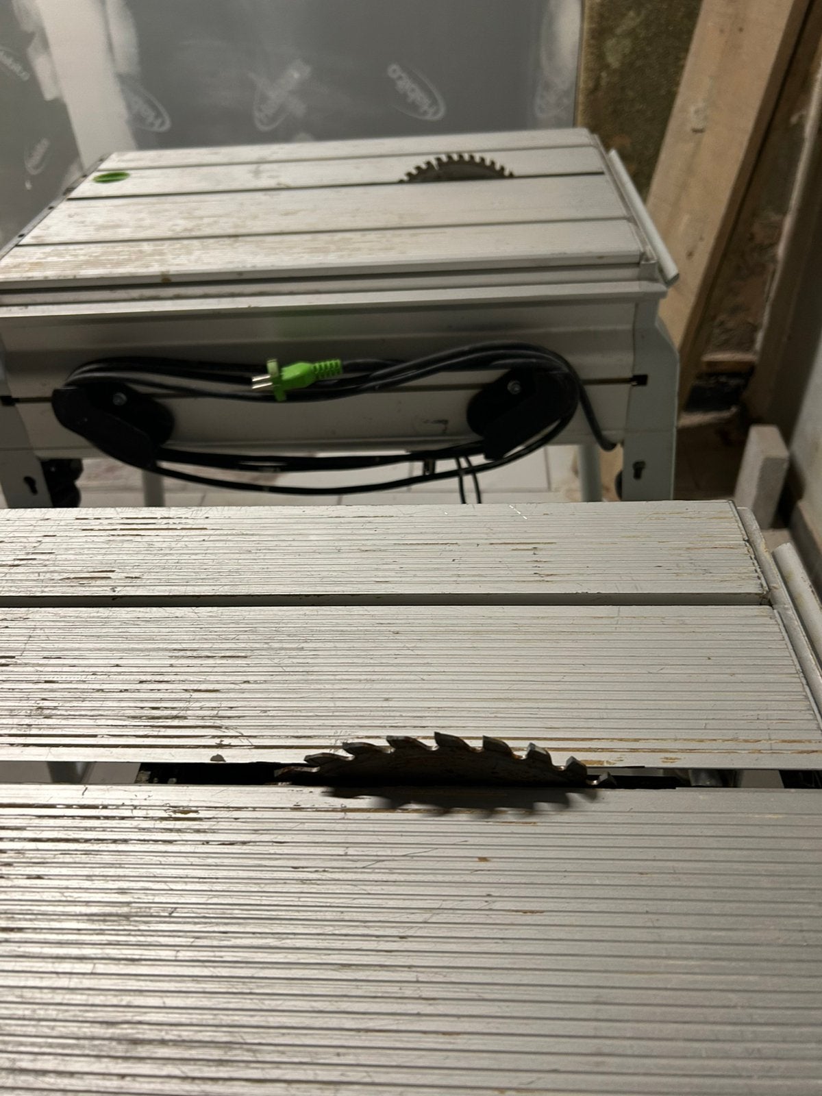 Festool tafelzaag cs 50 eb, Ophalen, Zo goed als nieuw, 1200 watt of meer, 30 tot 70 mm