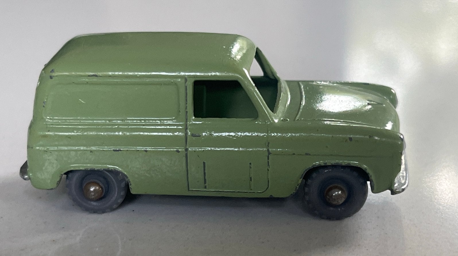 Vintage Matchbox Ford Thames Van No. 59 - Groen, Ophalen of Verzenden, Gebruikt