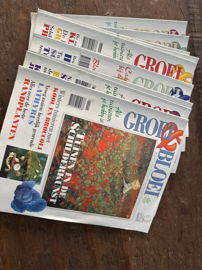 Groei & Bloei Jaargang 1999 (Febr-Nov) - Tuinieren & Natuur, Boeken, Tijdschriften en Kranten, Ophalen, Gelezen, Wetenschap en Natuur