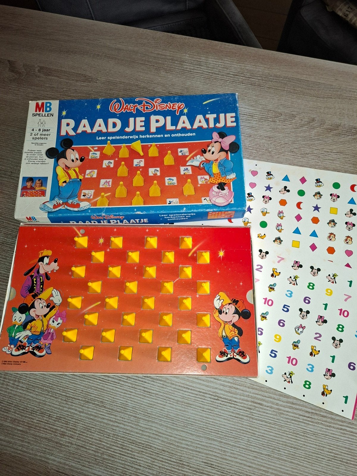 Walt Disney Raad Je Plaatje - MB Spellen, Drie of vier spelers, Ophalen of Verzenden, Gebruikt, MB Spellen