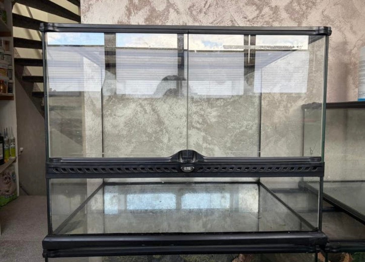 Exo-terra terrarium, Dieren en Toebehoren, Reptielen en Amfibieën | Toebehoren, Ophalen, Zo goed als nieuw, Terrarium of Paludarium