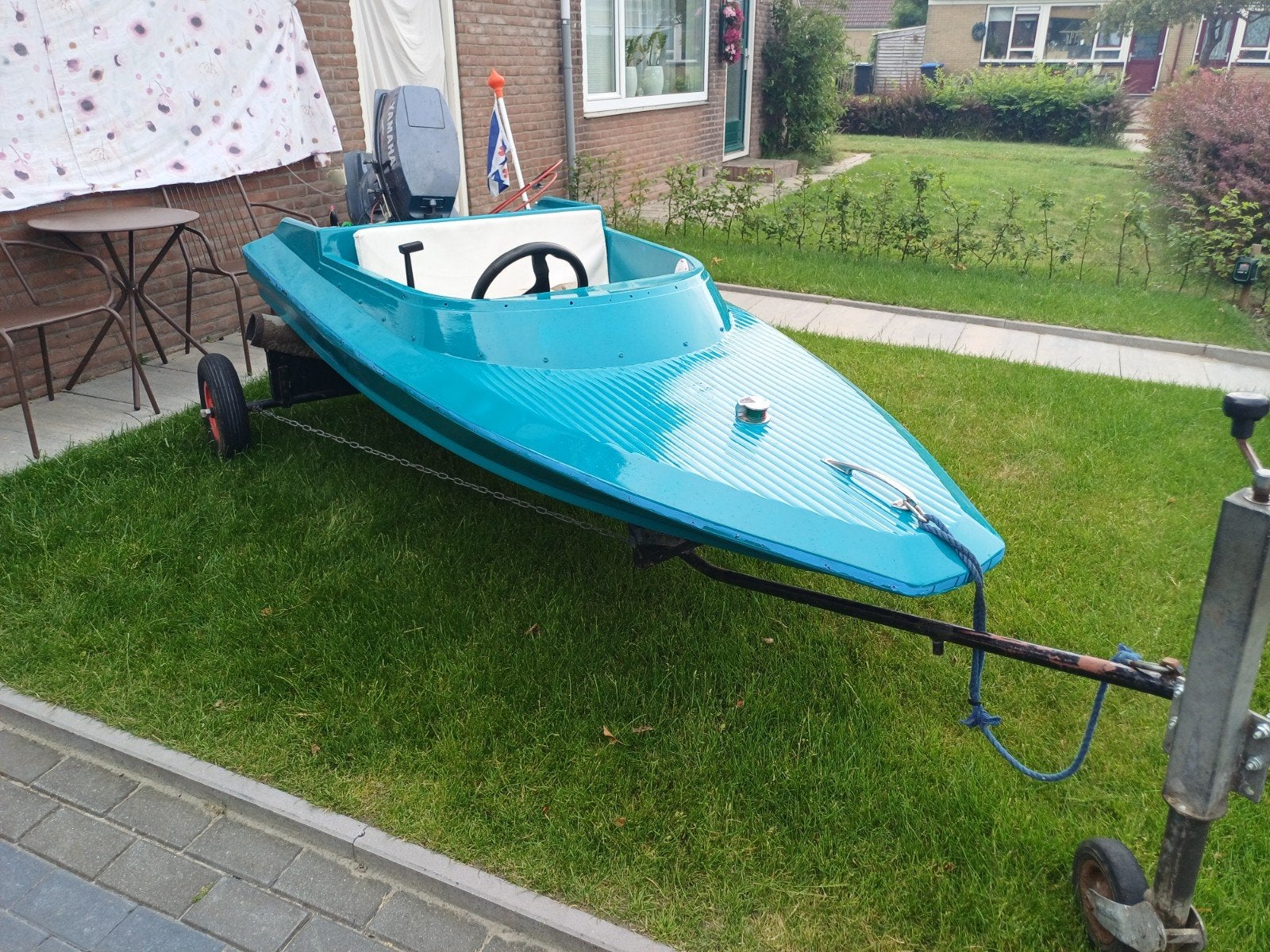 Almarine spitfire 15pk yamaha, Ophalen, Buitenboordmotor