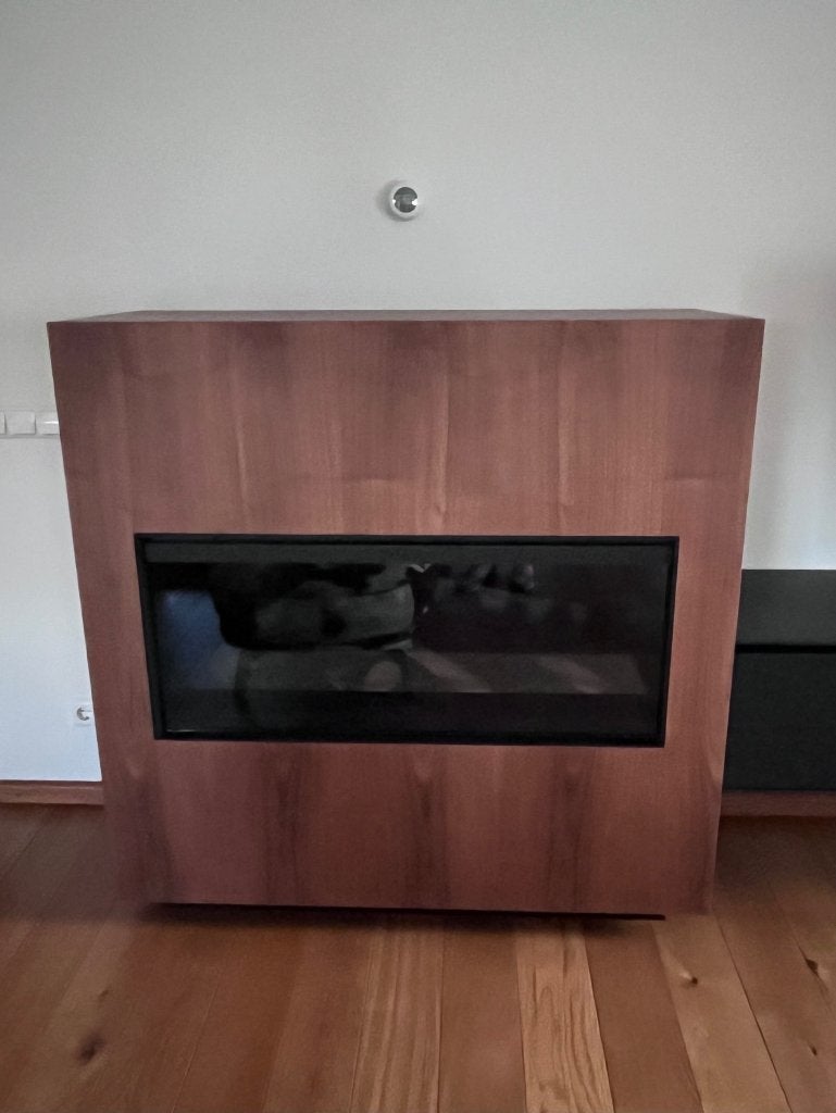 Kalfire E-one 100F frontmode elektrische haard / kachel, Ophalen, Zo goed als nieuw, Vrijstaande haard, Elektrische haard