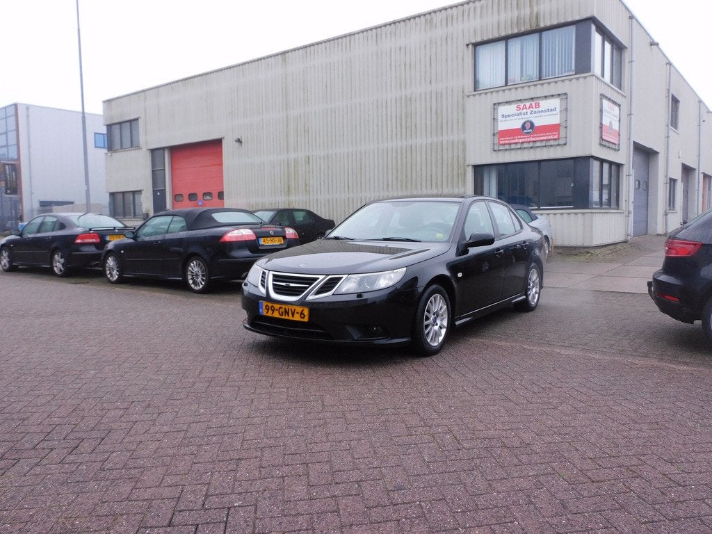 Saab 9-3 Sport Sedan 1.8t Norden Business (2008) (bj 2008), Auto's, Saab, Gebruikt, Zwart, 4 cilinders, 150 pk