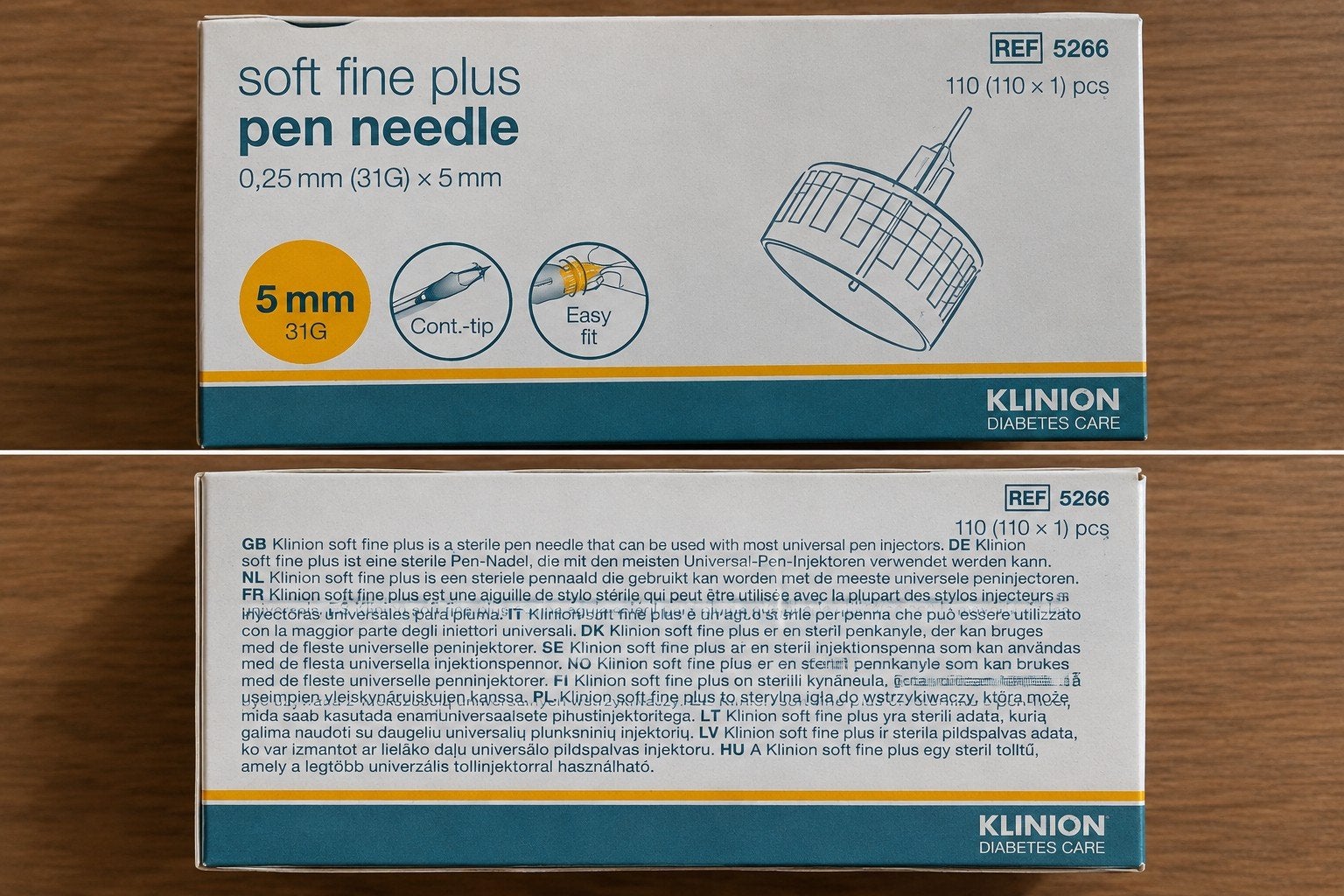 Doos Klinion Soft Fine Plus pennaalden., Ophalen, Nieuw