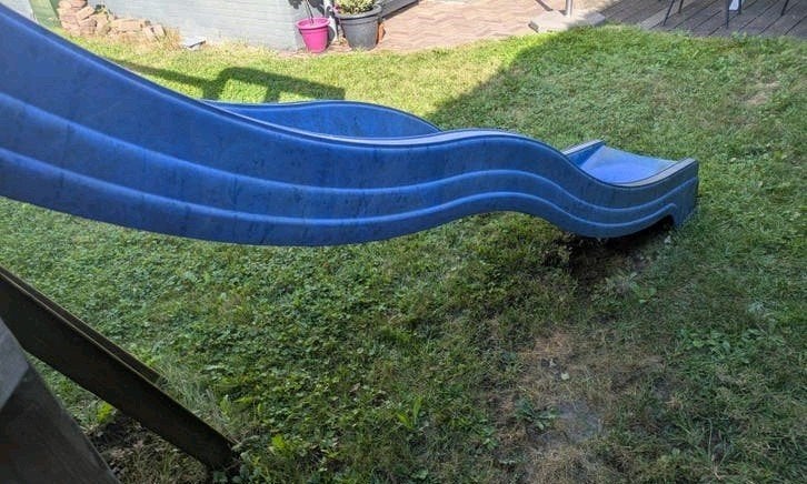 Blauwe glijbaan voor speeltoestel - Gebruikt, Ophalen, Gebruikt, Glijbaan