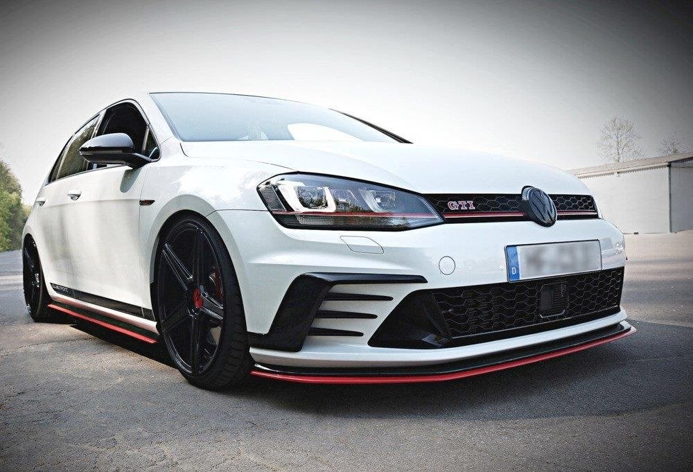 Maxton Spoiler Lip Splitter Geschikt Voor Vw Golf 7 GTI Club, Verzenden, Automotive Parts, A.parts@hotmail.nl, Trasmolenlaan 12 3447 GZ Woerden