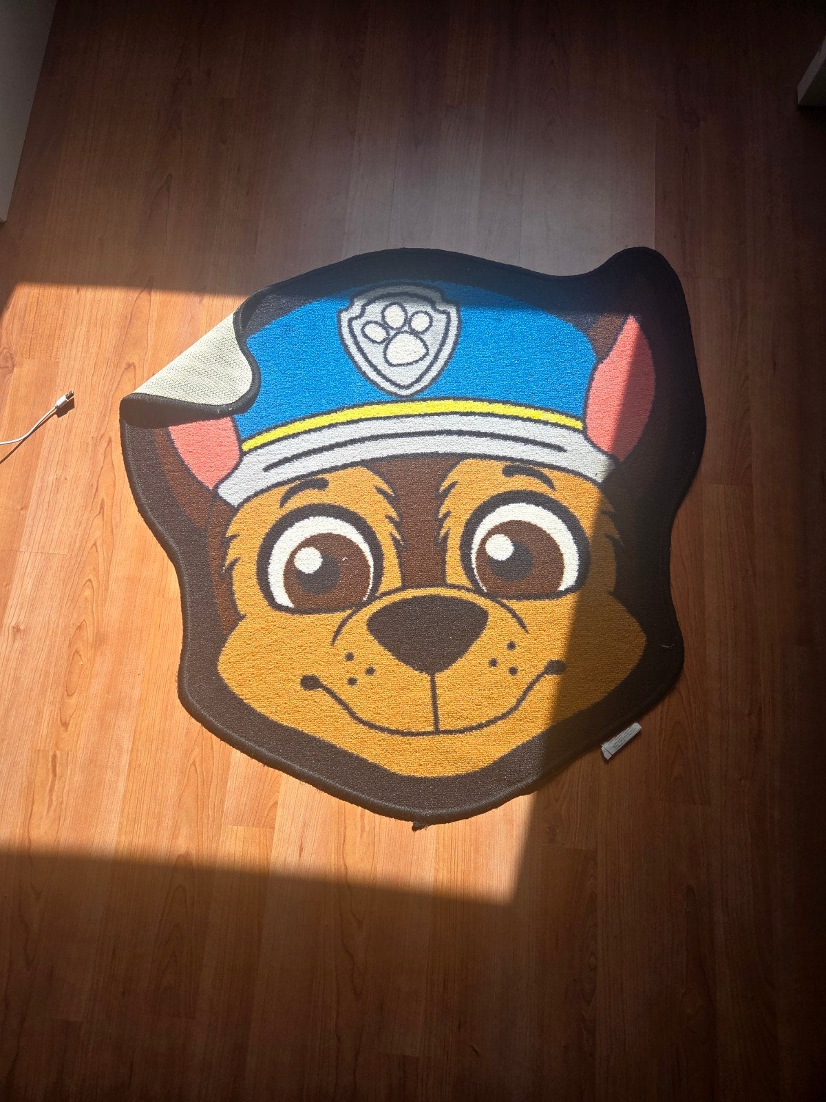 Paw Patrol Chase Vloerkleed - Kinderkamer Tapijt, Ophalen, Minder dan 50 cm, Gebruikt, Overige vormen