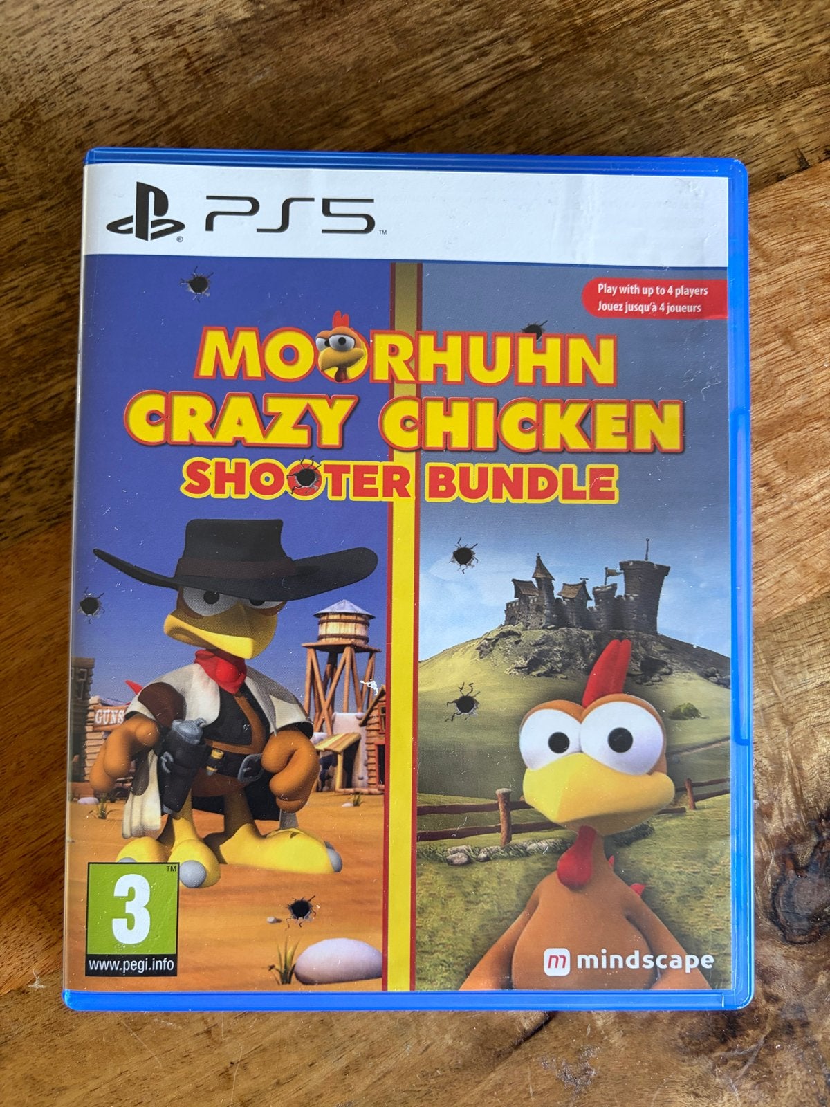 Moorhuhn Crazy Chicken Shooter Bundle PS5, Shooter, Eén computer, Ophalen of Verzenden, Zo goed als nieuw