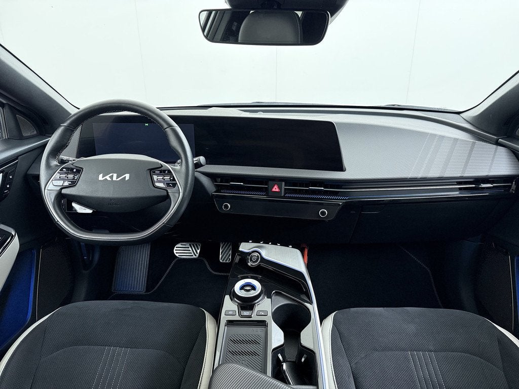 Kia Ev6 GT-Line 77.4kWh Warmtepomp Trekhaak Panoramadak Head, Auto's, Kia, Automaat, 228 pk, Gebruikt, Zwart