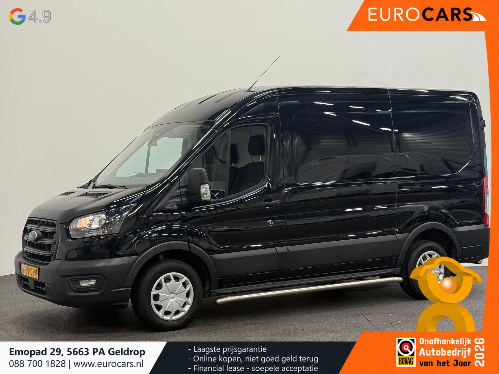 Ford Transit 310 2.0 TDCI L2H2 Trend Automaat Navigatie Trek, Stof, Euro 6, 4 cilinders, 129 pk