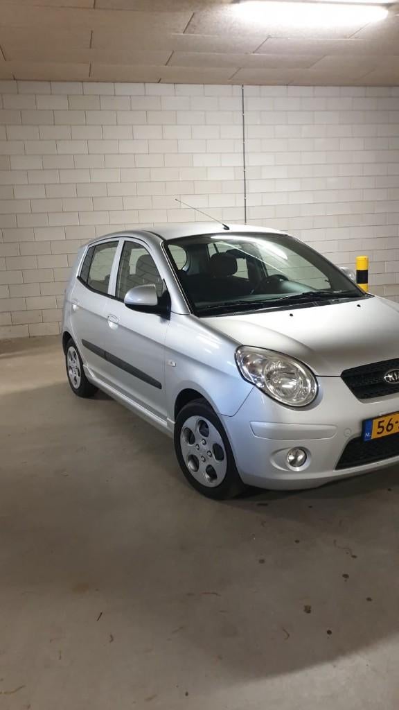 Kia Picanto 1.1 48KW 2009 Grijs + reserve wiel set origineel, Stof, Zwart, 4 cilinders, 400 kg