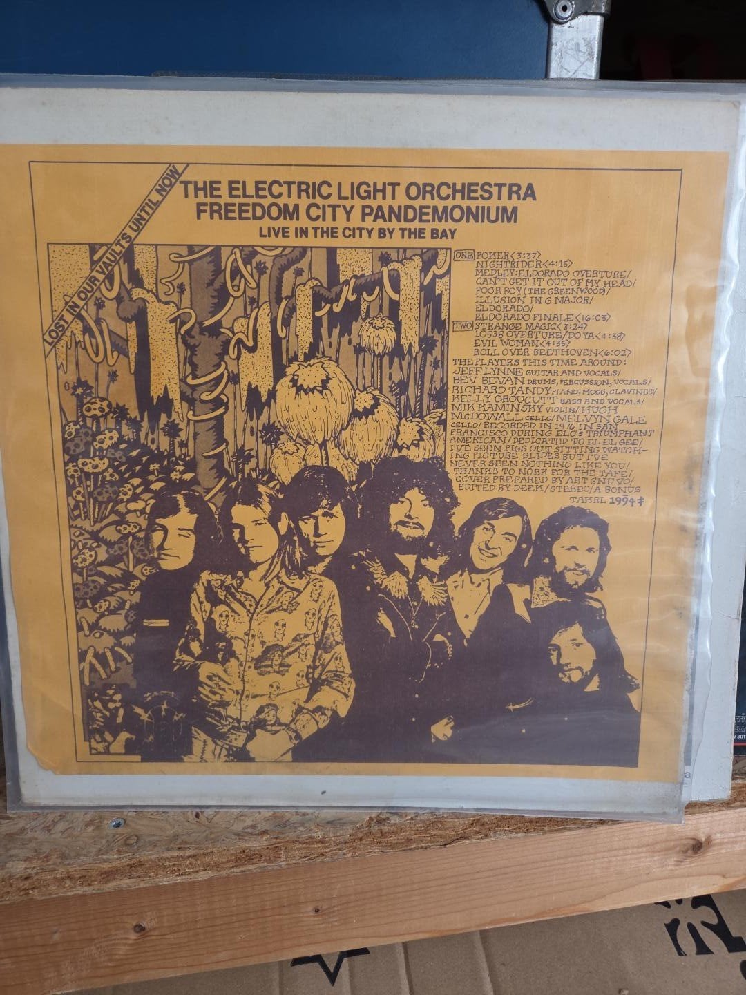 elo Bootleg freedom City pandemonium, LP, Gebruikt, Pop, Ophalen of Verzenden