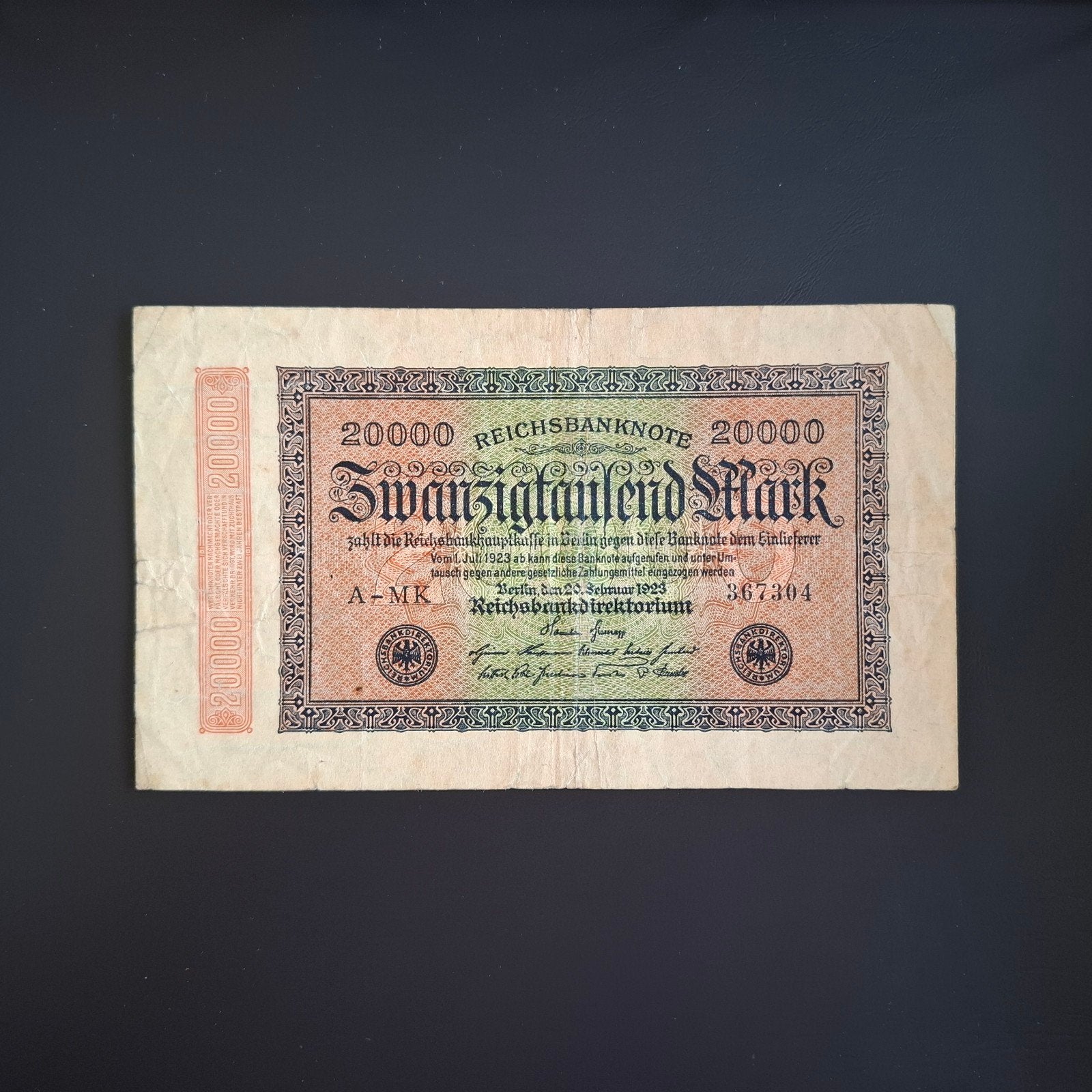 20000 mark Duitsland #061, Verzenden, Duitsland, Los biljet