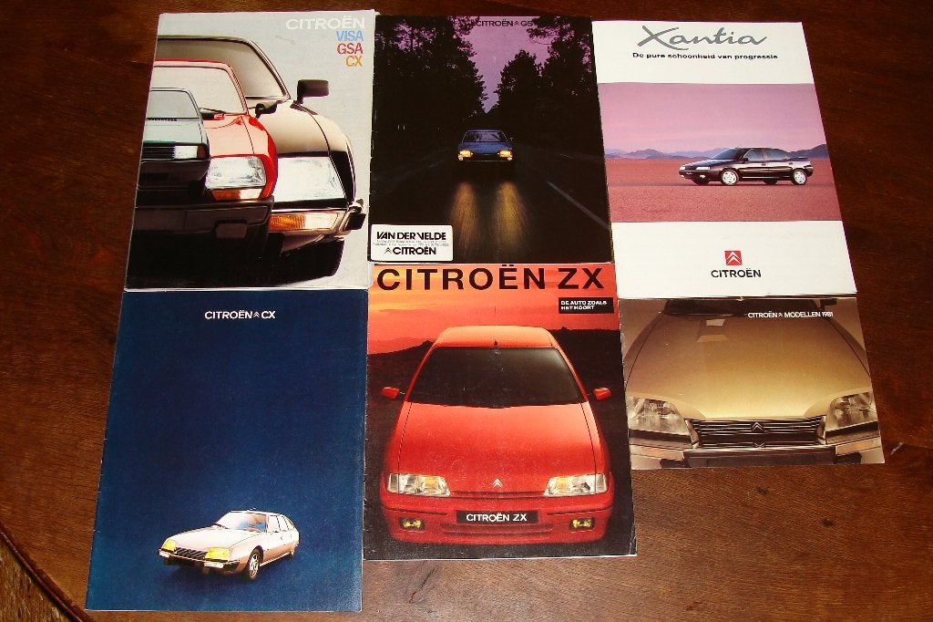 Citroën autofolders, Ophalen of Verzenden, Citroën, Onbekend, Gelezen