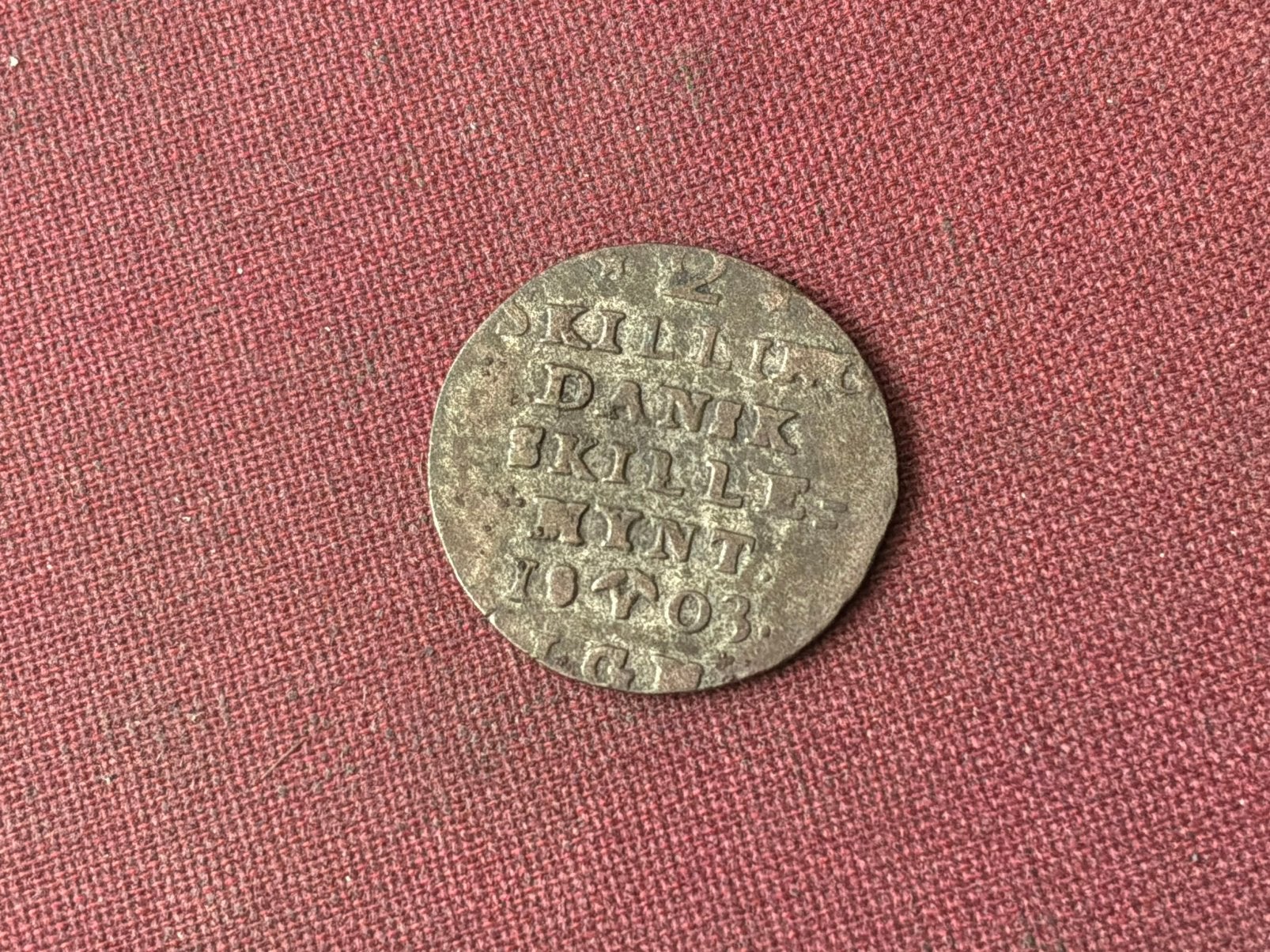 Zilver3n munt denemarken, Ophalen of Verzenden, Overige landen, 2 euro