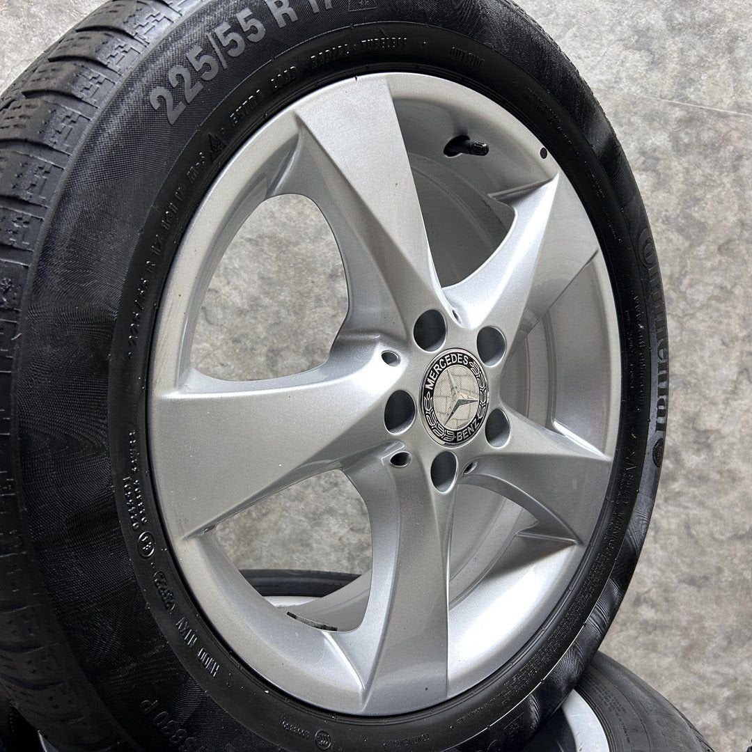 ✅17 inch originele velgen + banden Mercedes Vito / V klasse, Gebruikt, -, -, Banden en Velgen