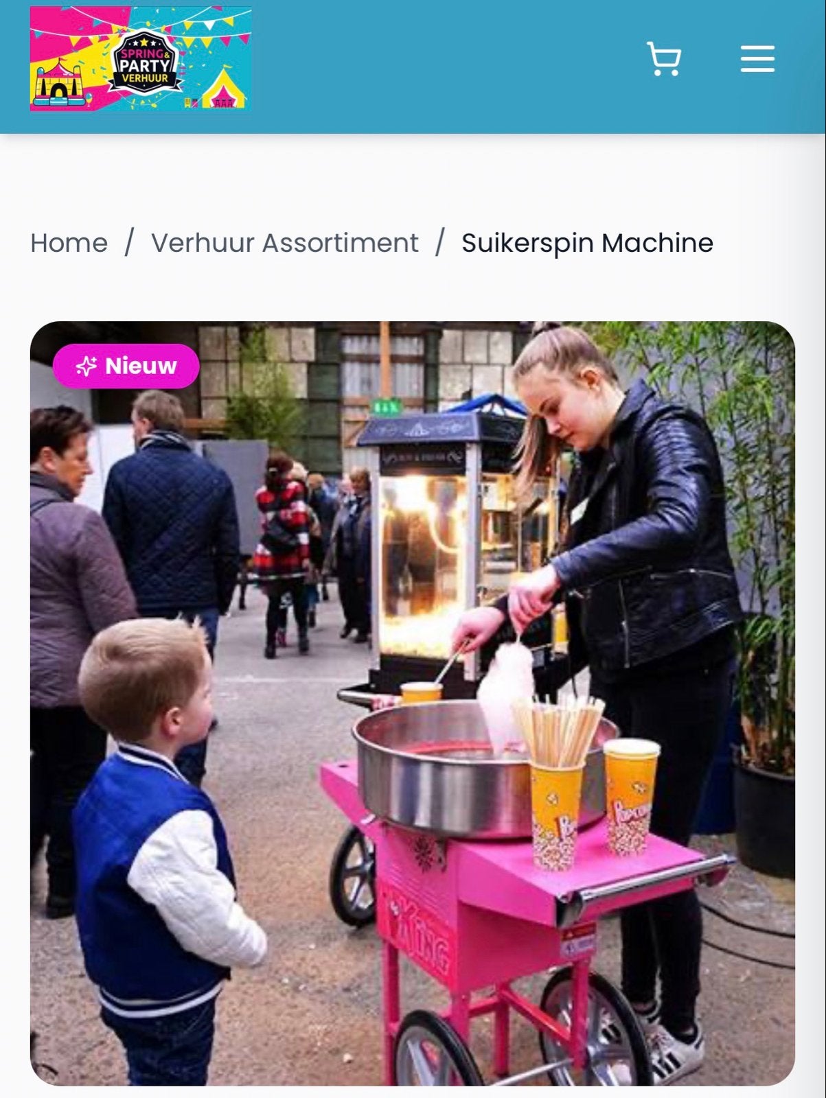Suikerspin machine Huren ?, Ophalen, Overige
