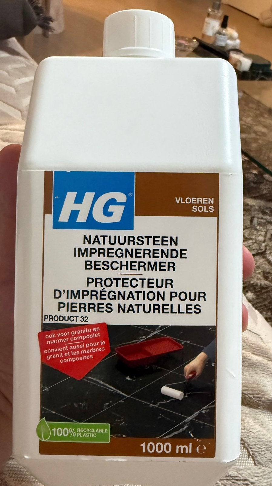 HG Natuursteen Impregnerende Beschermer l, Huis en Inrichting, Ophalen of Verzenden, Schoonmaakmiddel