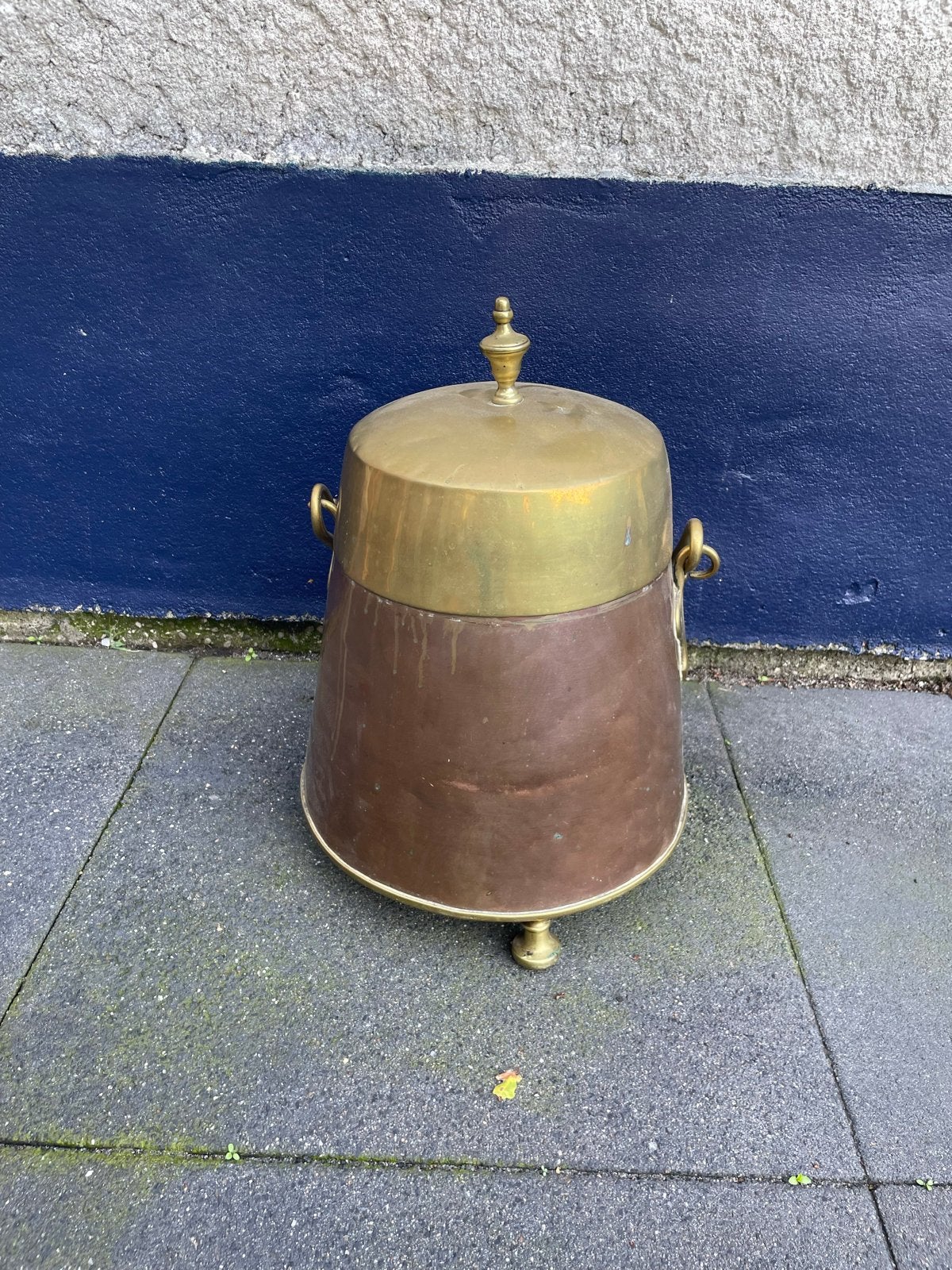 Antieke koperen doofpot, Antiek en Kunst, Ophalen of Verzenden, Koper