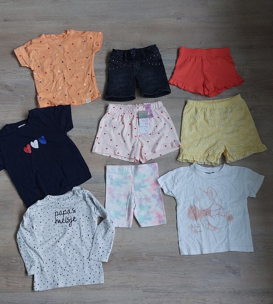 Kledingpakket meisje 86 92, Kinderen en Baby's, Babykleding | Baby-kledingpakketten, Ophalen, Gebruikt, Maat 86