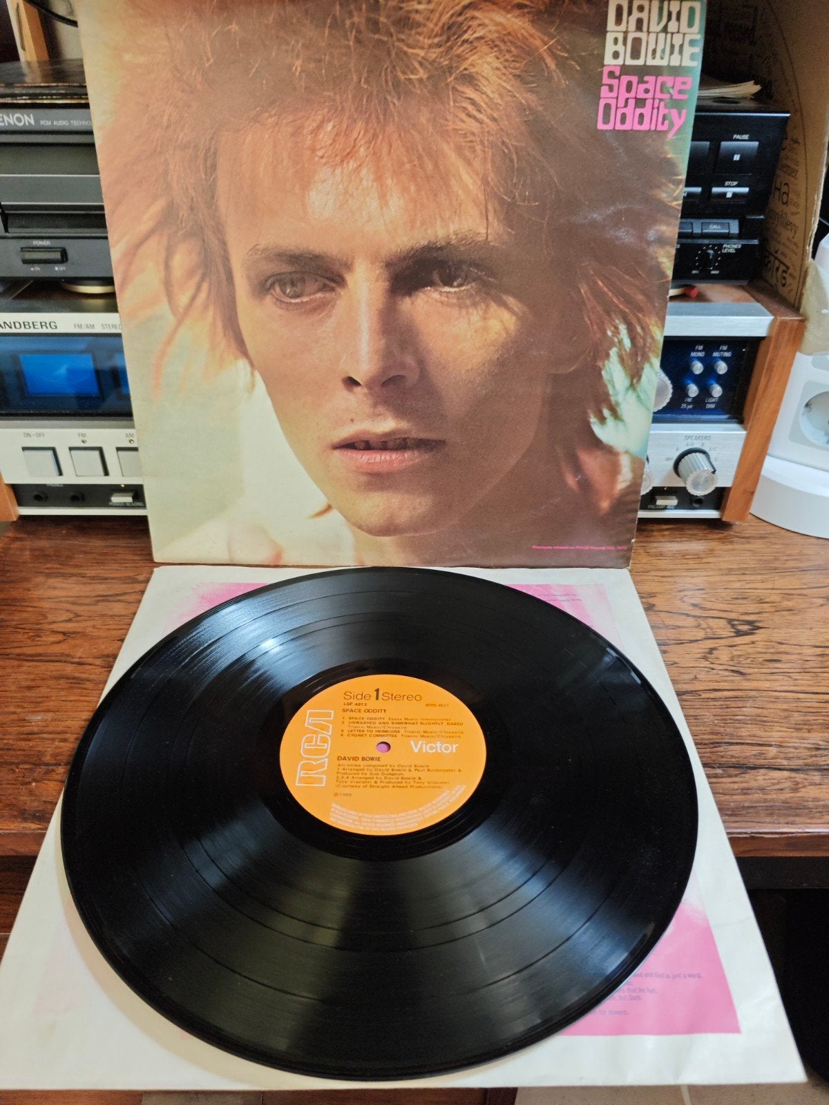 David Bowie - Space Oddity LP (1972) - RCA Victor, Cd's en Dvd's, Vinyl | Pop, LP, Rock, Gebruikt, Originele persing