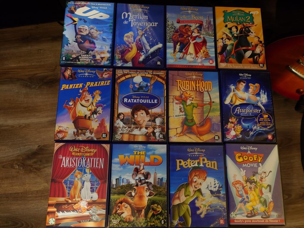 Disney 12x DvDs, Alle leeftijden, Ophalen of Verzenden, Zo goed als nieuw