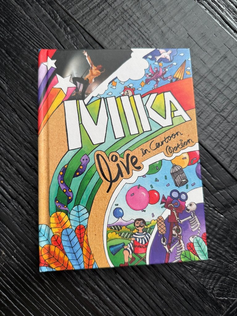 DVD Mika Live  in Cartoon Motion, Engels, Alle leeftijden, Ophalen of Verzenden, Zo goed als nieuw