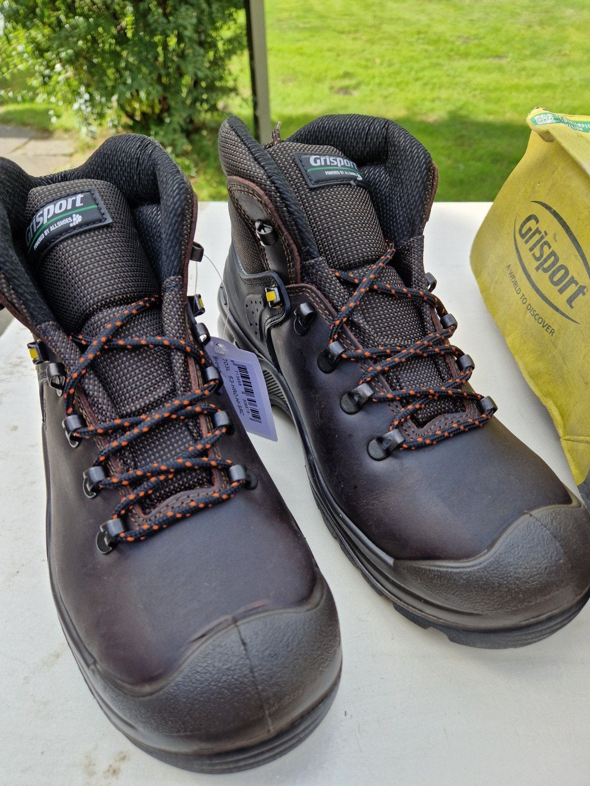 Grisport S3 HRO-HI-SRC Bruine Veiligheidslaarzen Maat 40