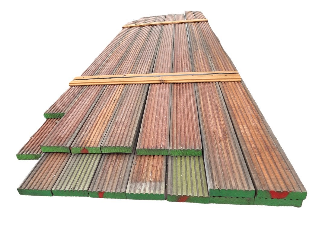 Hardhouten profielplanken Vlonderplanken 36x140 mm  nr: HP33