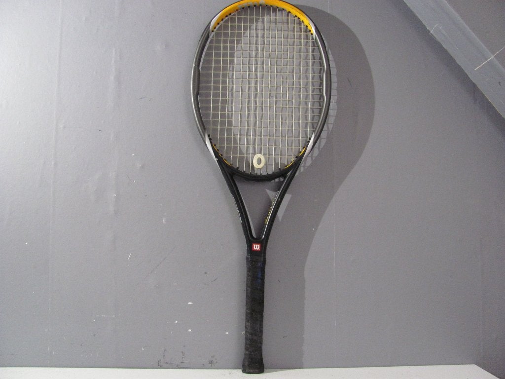 tennis racket van Wilson hyper hammer 6.3, Sport en Fitness, Tennis, L4, Ophalen of Verzenden, Zo goed als nieuw, Wilson