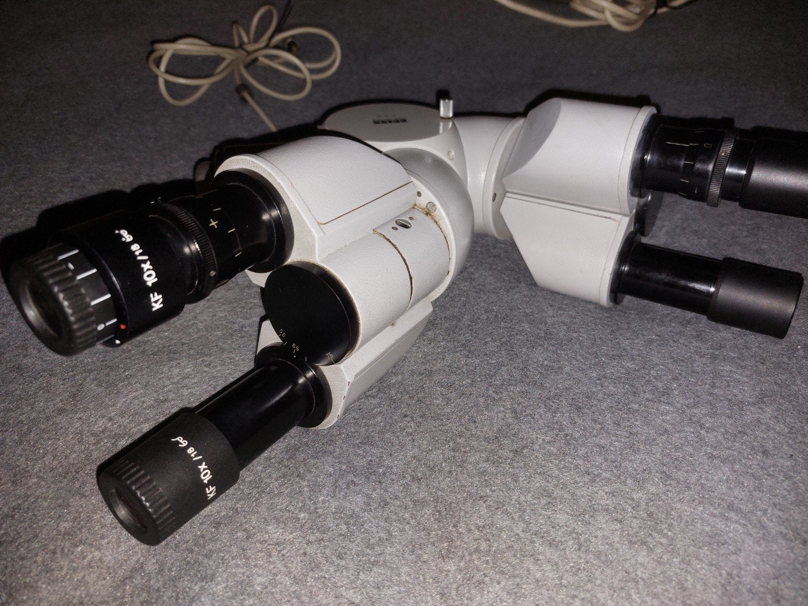 Zeiss Tweedelige Observatiekop voor Discussiemicroscoop, Verzenden, Gebruikt, Onderdelen of Toebehoren