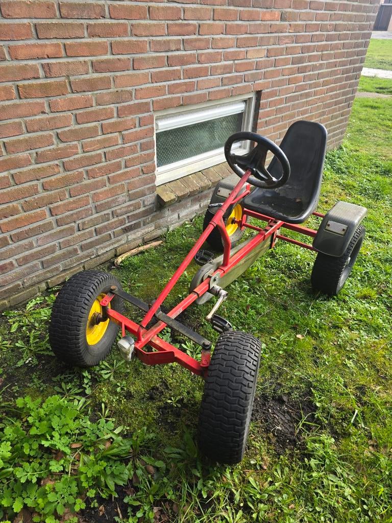 Rode skelter met gele velgen, Ophalen of Verzenden, Gebruikt, Overige merken