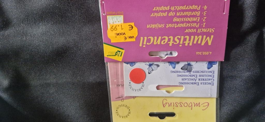 Knutsel Embossing Spullen - Diverse Materialen, Hobby en Vrije tijd, Ophalen of Verzenden, Zo goed als nieuw